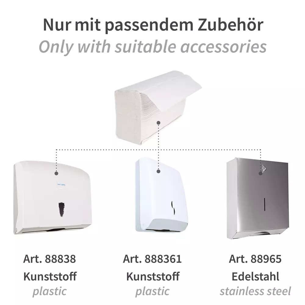 HygoClean 30409, 2-Ply Recycled Paper Towels, Interfold, White, image 6