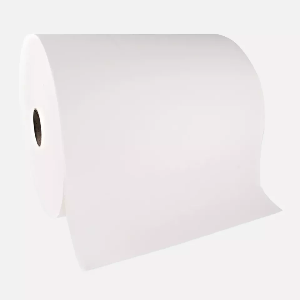 HygoClean 317400, Light Airlaid Wiping Cloths, Roll, White, image 1, gallery thumbnail