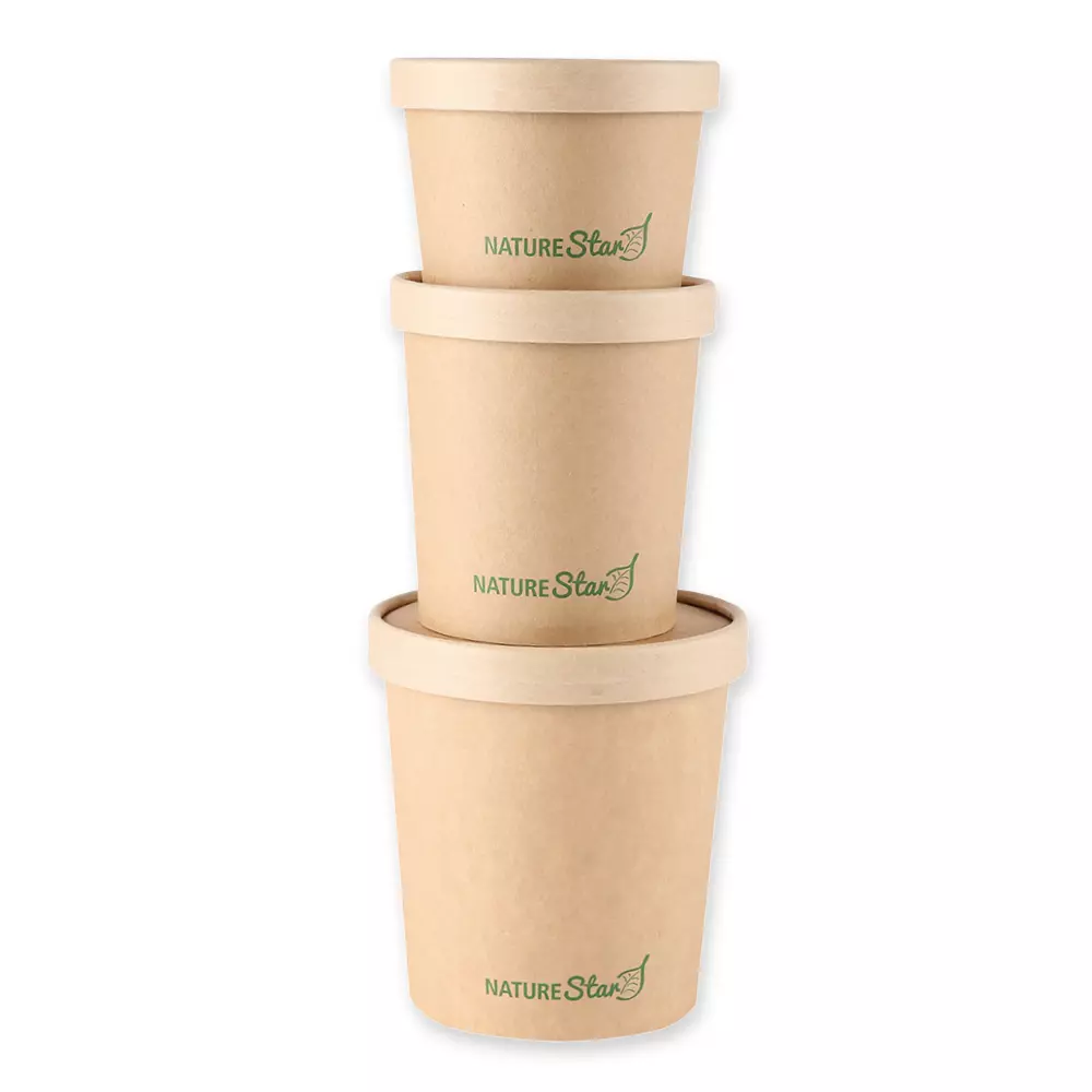 NATUREStar 417235, Minestrone Kraft Paper/PE Soup Cups, 200 ml, ø 97 mm, 60 mm, FSC®-mix, image 10