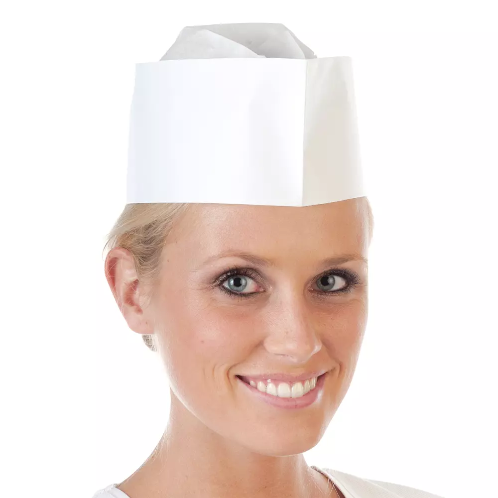 HygoNorm 1058, Service Paper Forage Hats, White, image 1