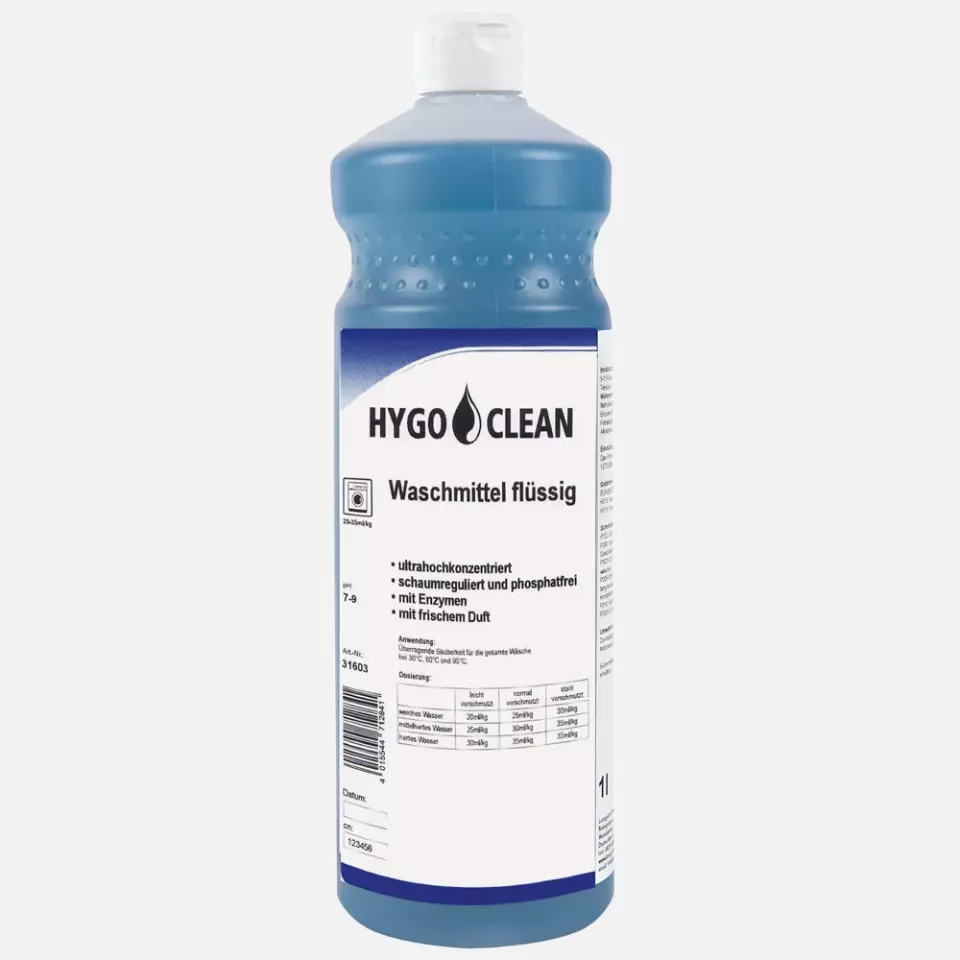 HygoClean 31603, Liquid Laundry Detergent, 1 l, image 1, gallery thumbnail