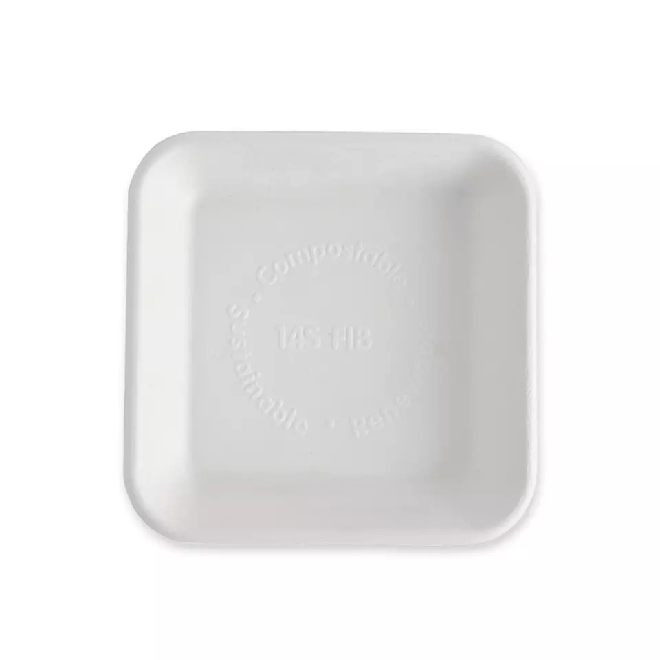 NATUREStar 41162, Organic Bagasse Foodtrays, 153 x 24 mm, Rectangular
