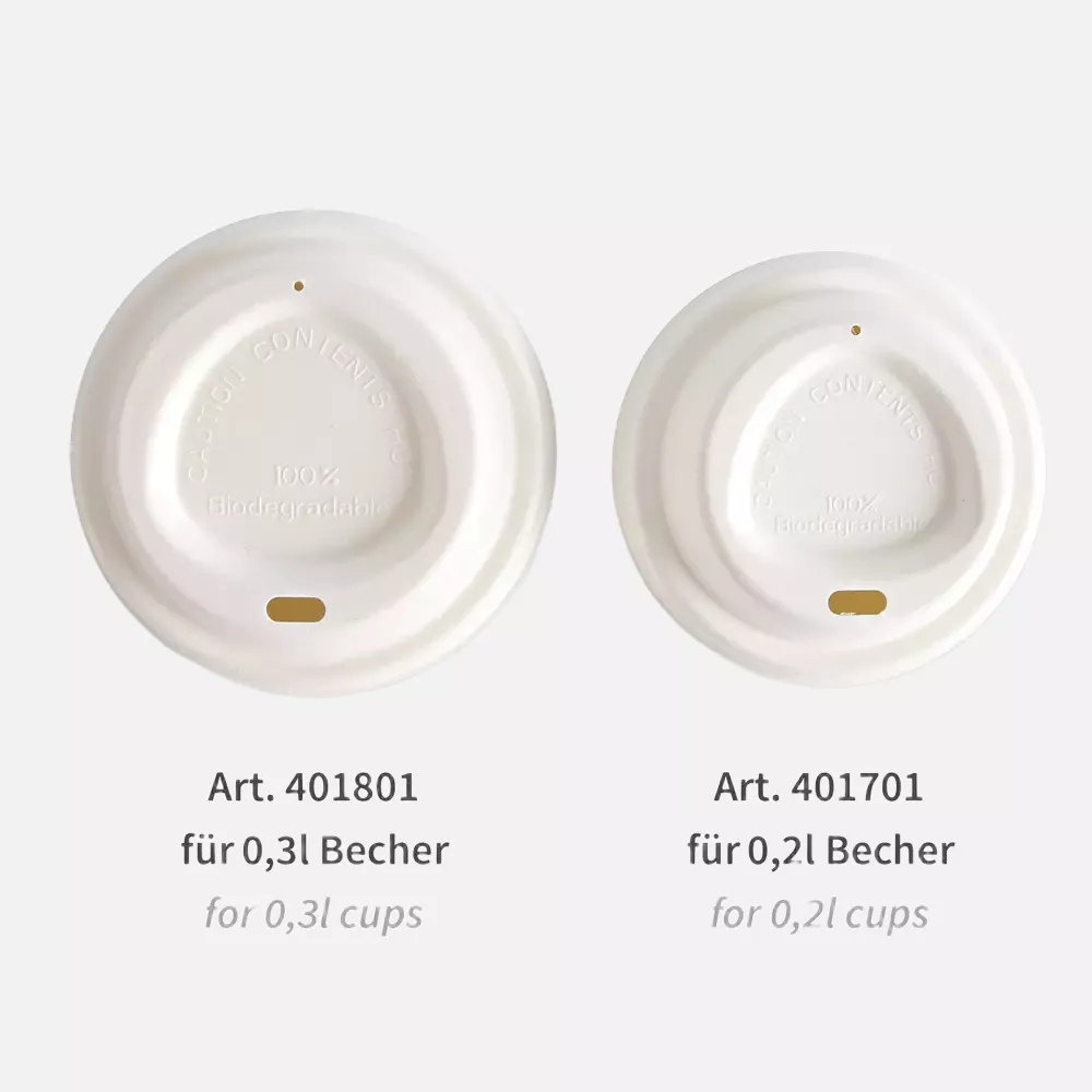 NATUREStar 401801, Organic Bagasse Lids, image 1