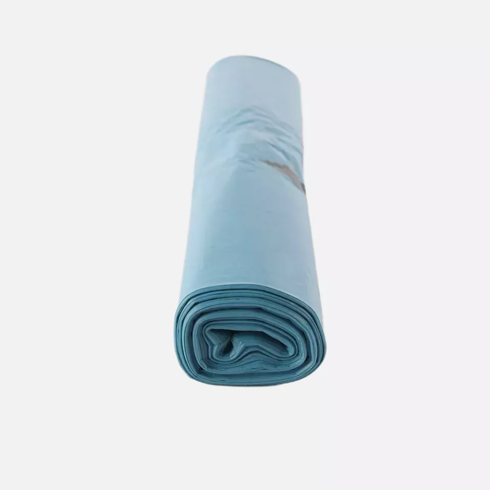 HygoClean 32666, Eco LDPE Garbage Bags, 60 l, Blue, Roll, image 3, gallery thumbnail