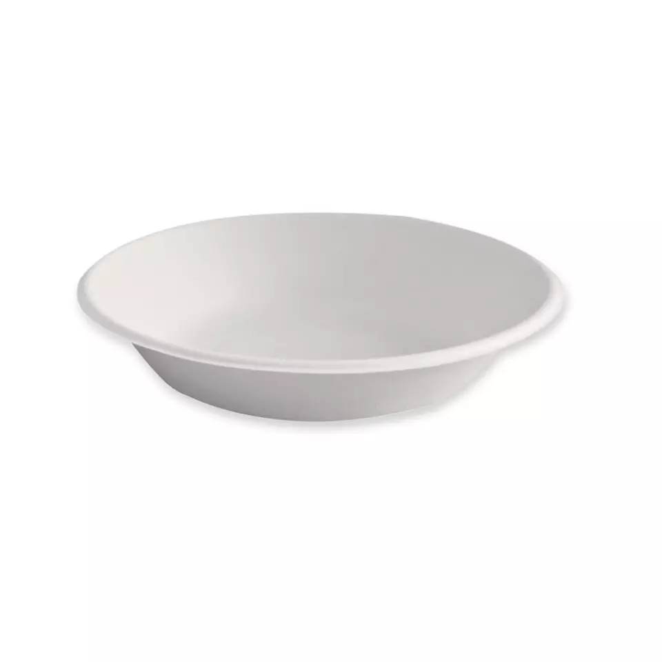 NATUREStar 41168, Bio Flache Runde Bagasse-Schalen, 680 ml, Ø 190 mm, image 1, gallery thumbnail