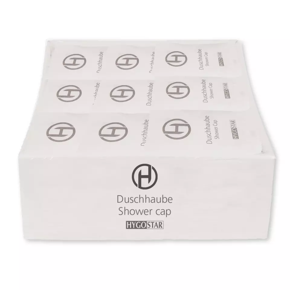 Hygostar 556116, PE Shower Caps, image 3, gallery thumbnail