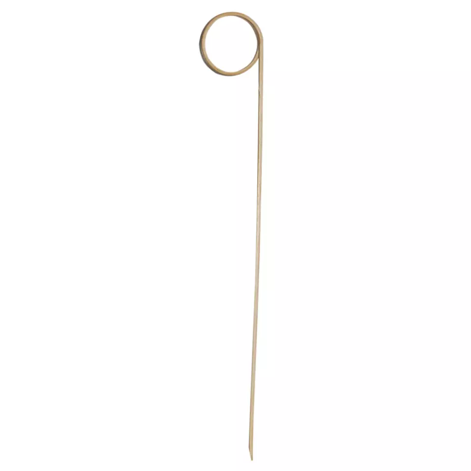 NATUREStar 38941, Bamboo Ring Fingerfood Skewers, 120 mm, Natural, image 2, gallery thumbnail
