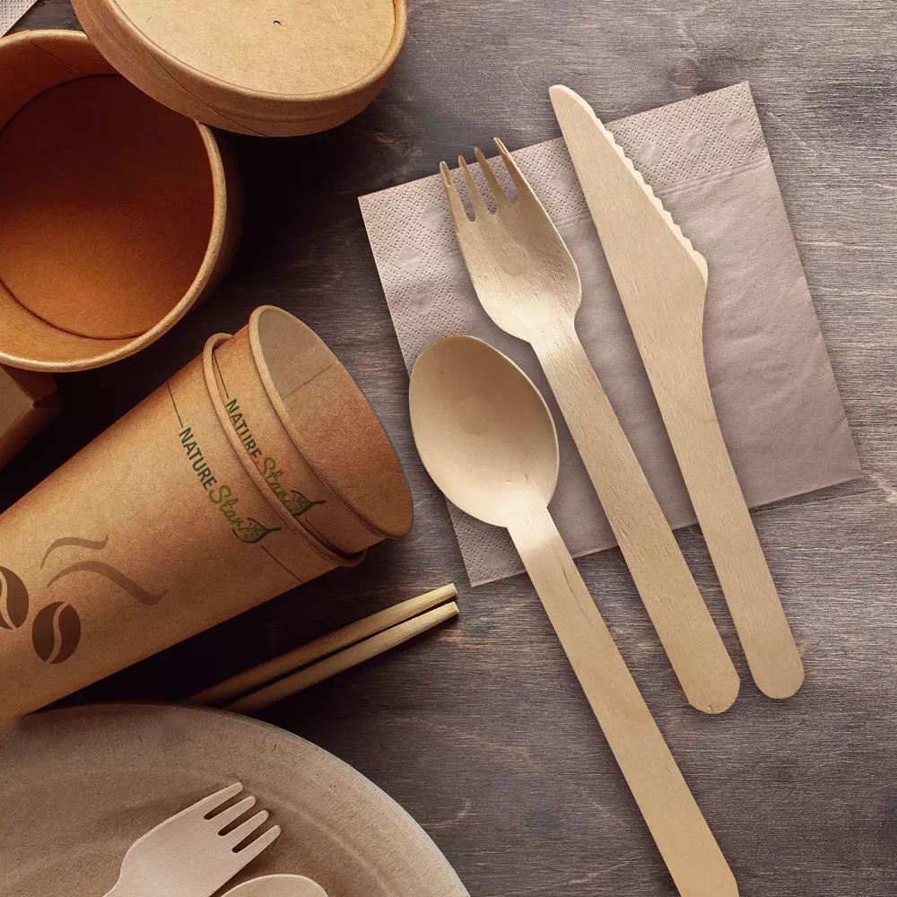 NATUREStar 388602, Spoon Wood Cutlery Sets, Organic, FSC® 100%, image 6