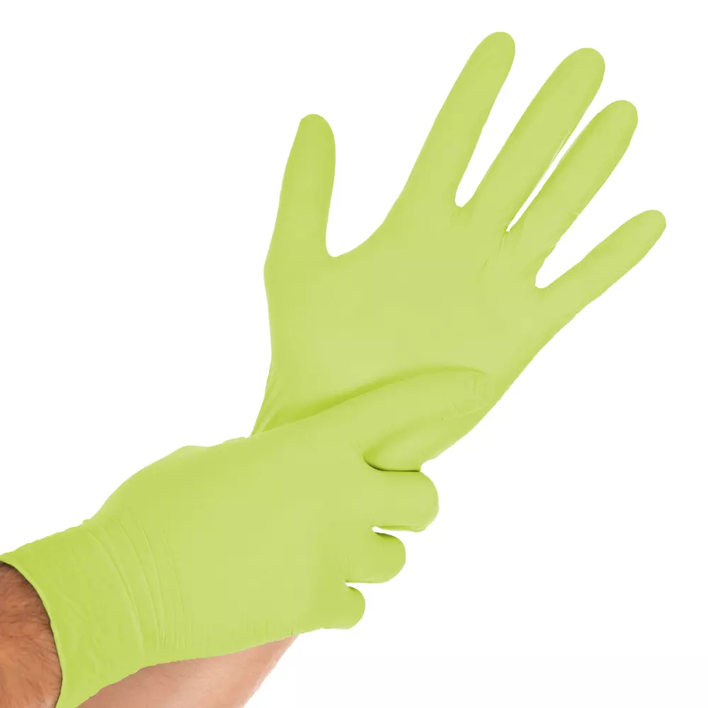 HygoStar 270773, Safe Light Nitrile Gloves, Powder-Free