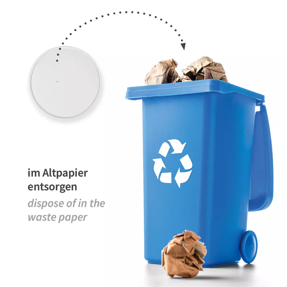 NATUREStar 418118, Organic Paperboard Lids for Salad Bowls, ø 185 mm, image 4