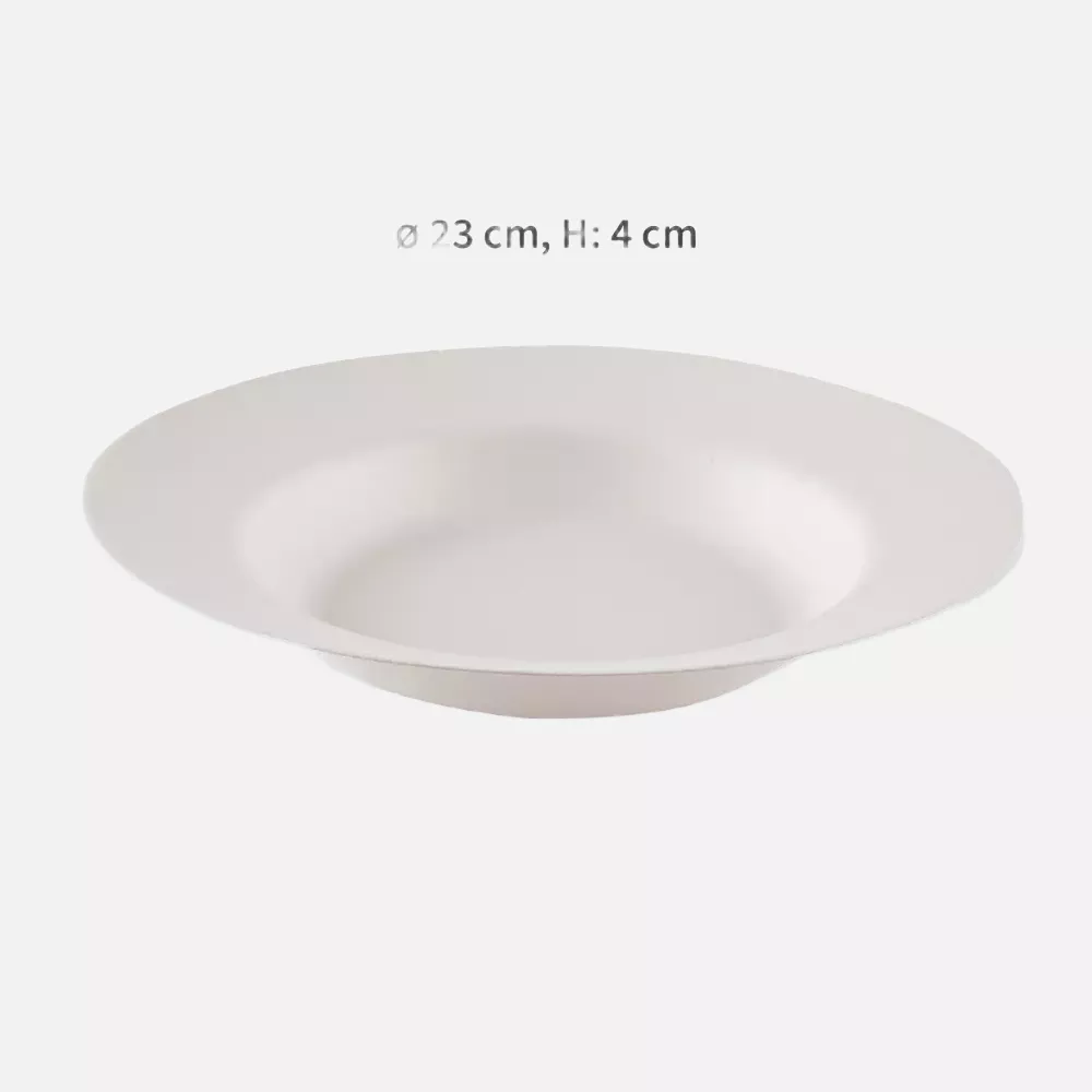 NATUREStar 410220, Gourmet Bagasse Plates, Round, Ø 210 x 40 mm, image 2
