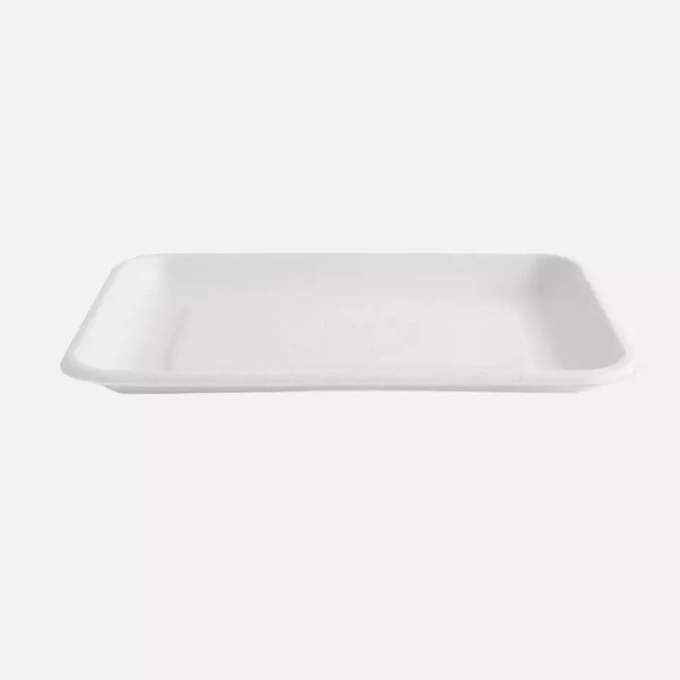 NATUREStar 41163, Bagasse Foodtrays, Rectangular, 200 x 140 x 15 mm, image 2, gallery thumbnail