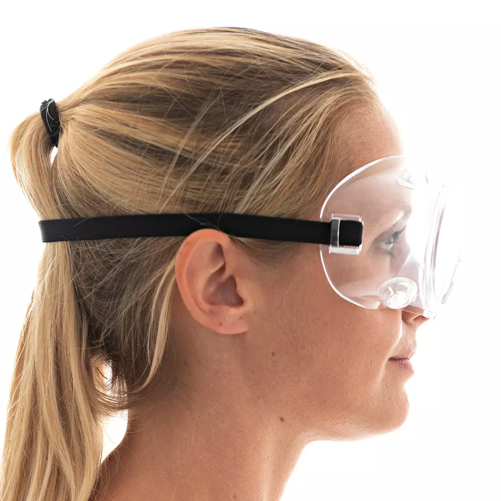 Hygostar 8510, Full View Ventilated PVC Safety Goggles, Transparent, image 4
