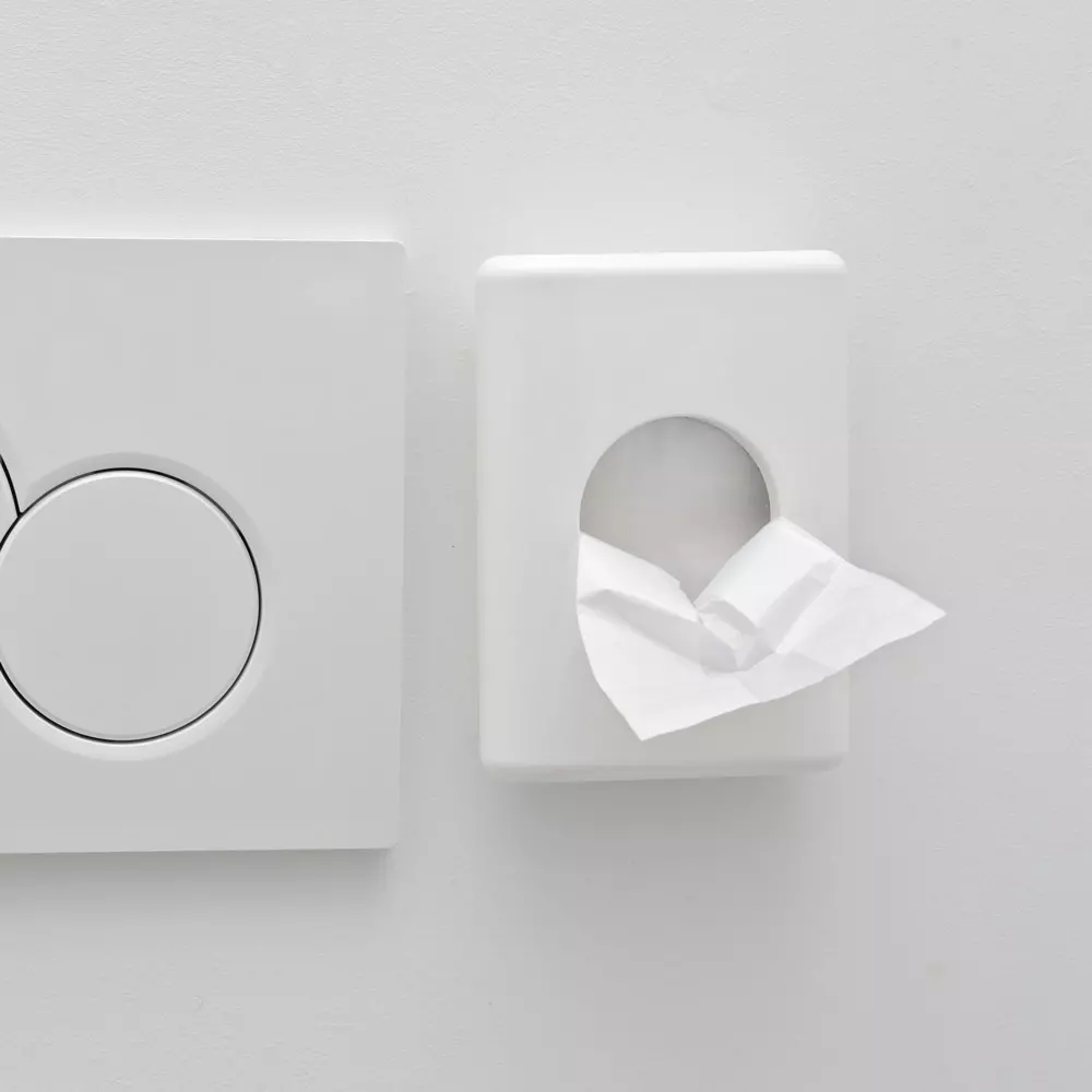 HygoStar 88845, PVC Hygiene Bag Dispenser, White, image 4