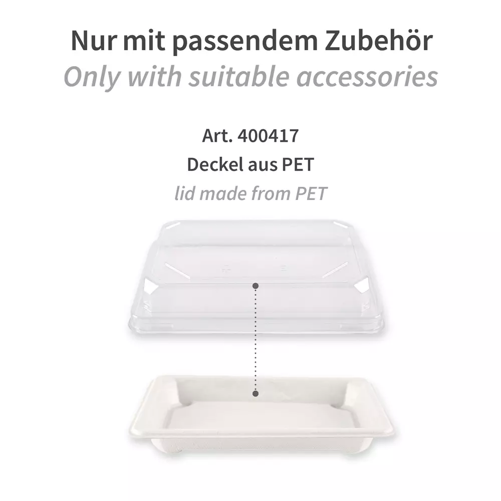 NATUREStar 411202, Bio-Bagasse Sushi-Schalen, M, 165 x 115 x 21 mm, image 4