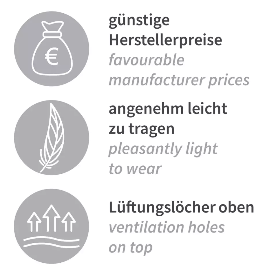 HygoNorm 1058, Service Paper Forage Hats, White, image 5, gallery thumbnail