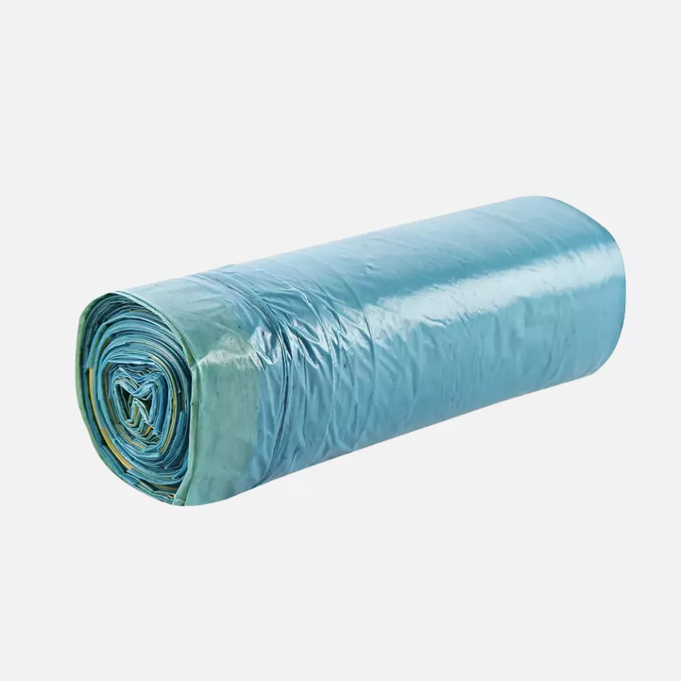 HygoClean 32454, Eco Drawstring LDPE Garbage Bags, 60 l, Blue, Roll, image 1, gallery thumbnail