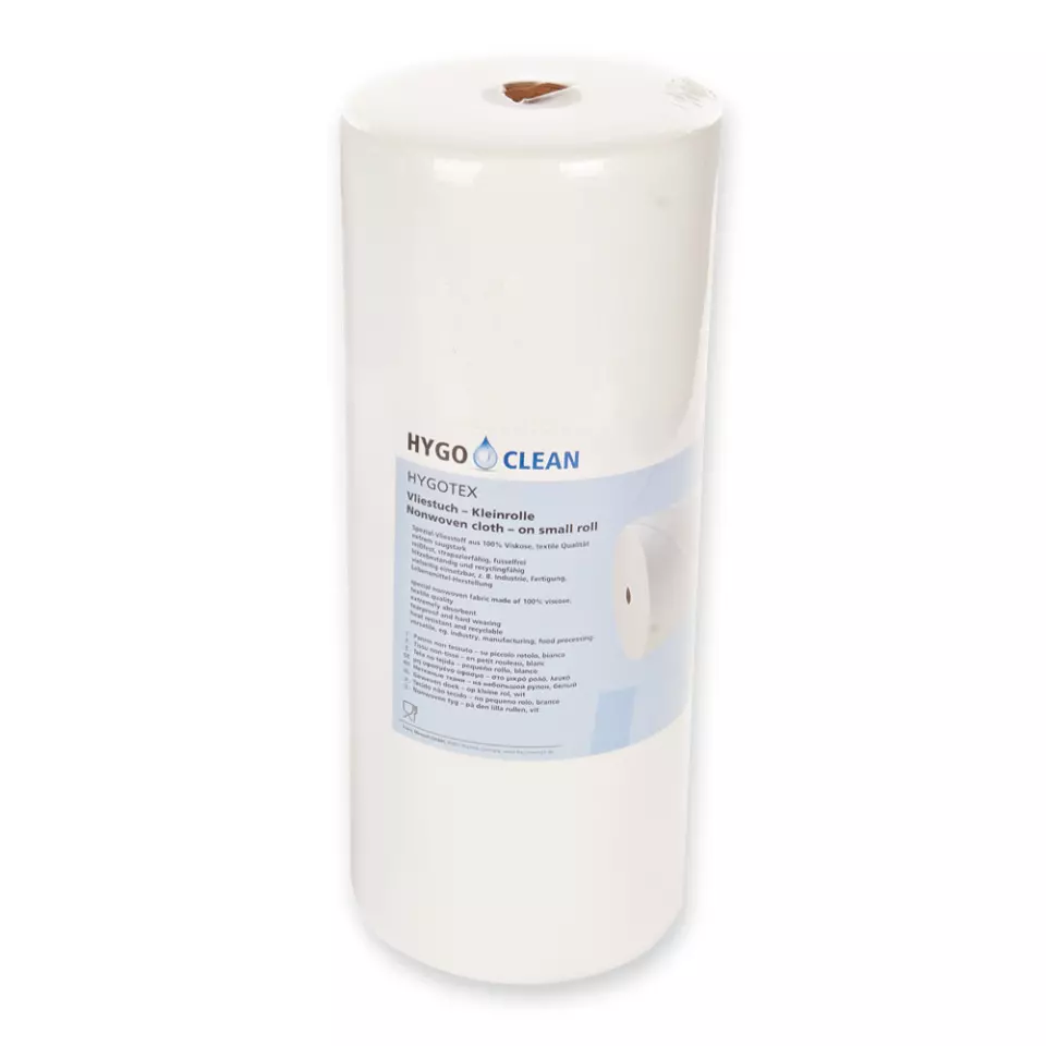 HygoClean 317608, Hygotex Viscose Cleaning Cloths, Small Roll, White, image 4, gallery thumbnail