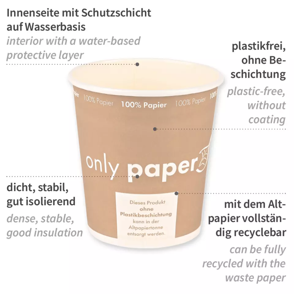 NATUREStar 418235, Bio-Hartpapier-Suppenbecher, 200 ml, ø 90 mm, image 3, gallery thumbnail