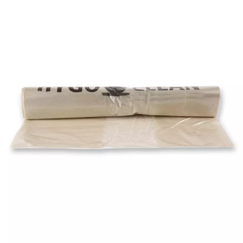 HygoClean 32652, Eco LDPE Garbage Bags, 60 l, Transparent, Roll, image 3, gallery thumbnail