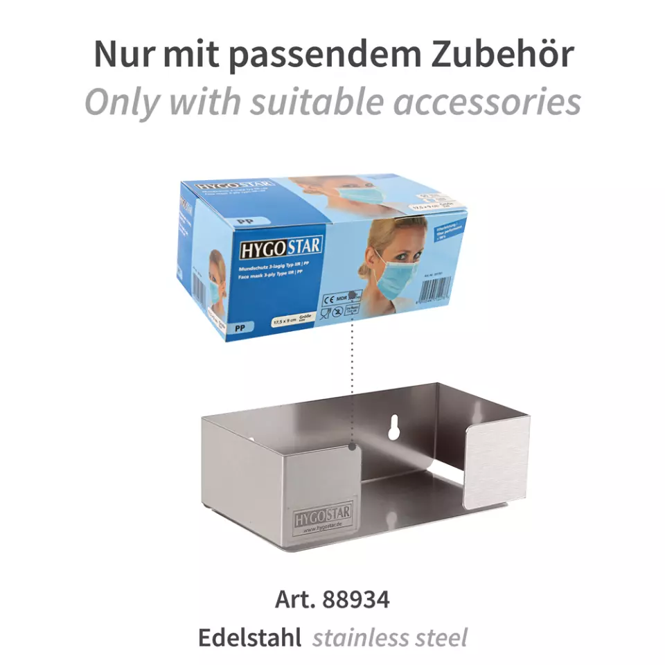 HygoStar 29176P, Type II 3-Ply PP Face Masks, Blue, Economy Pack, image 4, gallery thumbnail