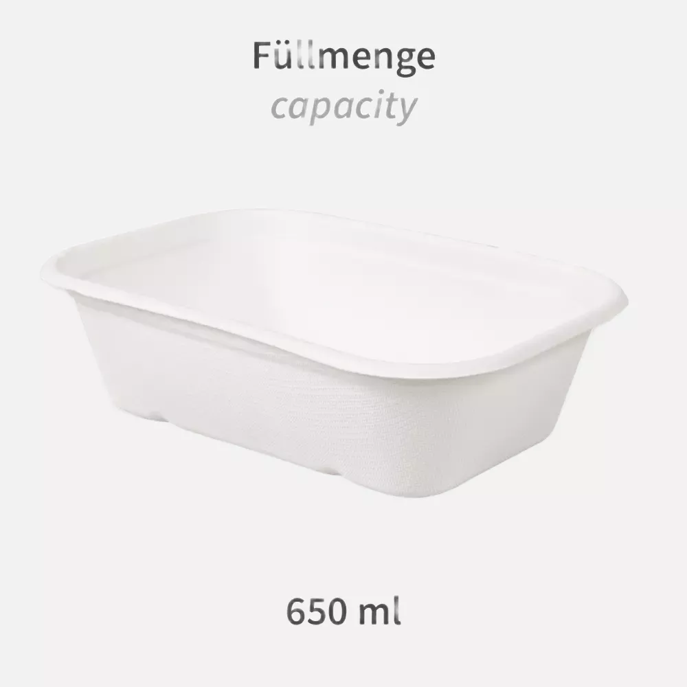 NATUREStar 41143, Casa Organic Trays, 175 x 120 x 50 mm, 650 ml, image 2