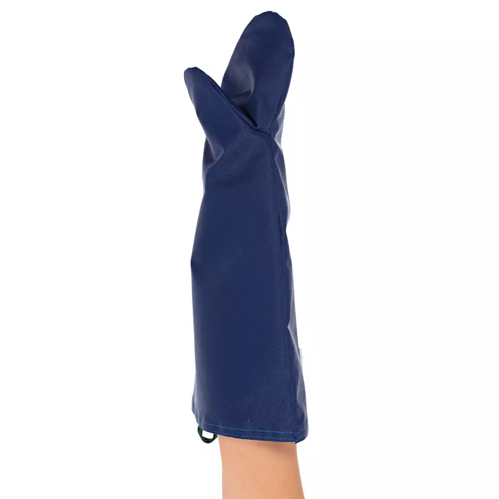 Franz Mensch 330202, Burnguard Puppet VaporGuard™ Oven Gloves, 38 cm, Blue