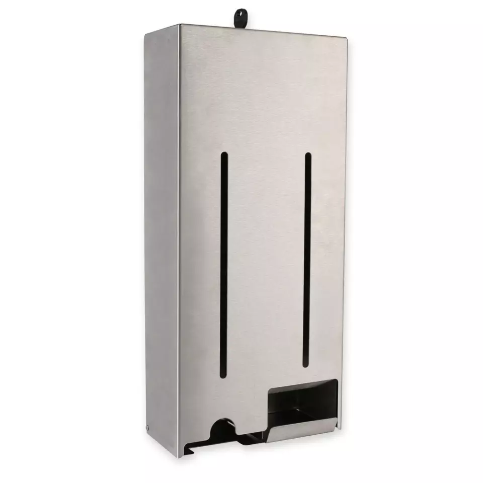 HygoClean 88911, Tampon and Pad Dispenser, Stainless Steel, image 1, gallery thumbnail