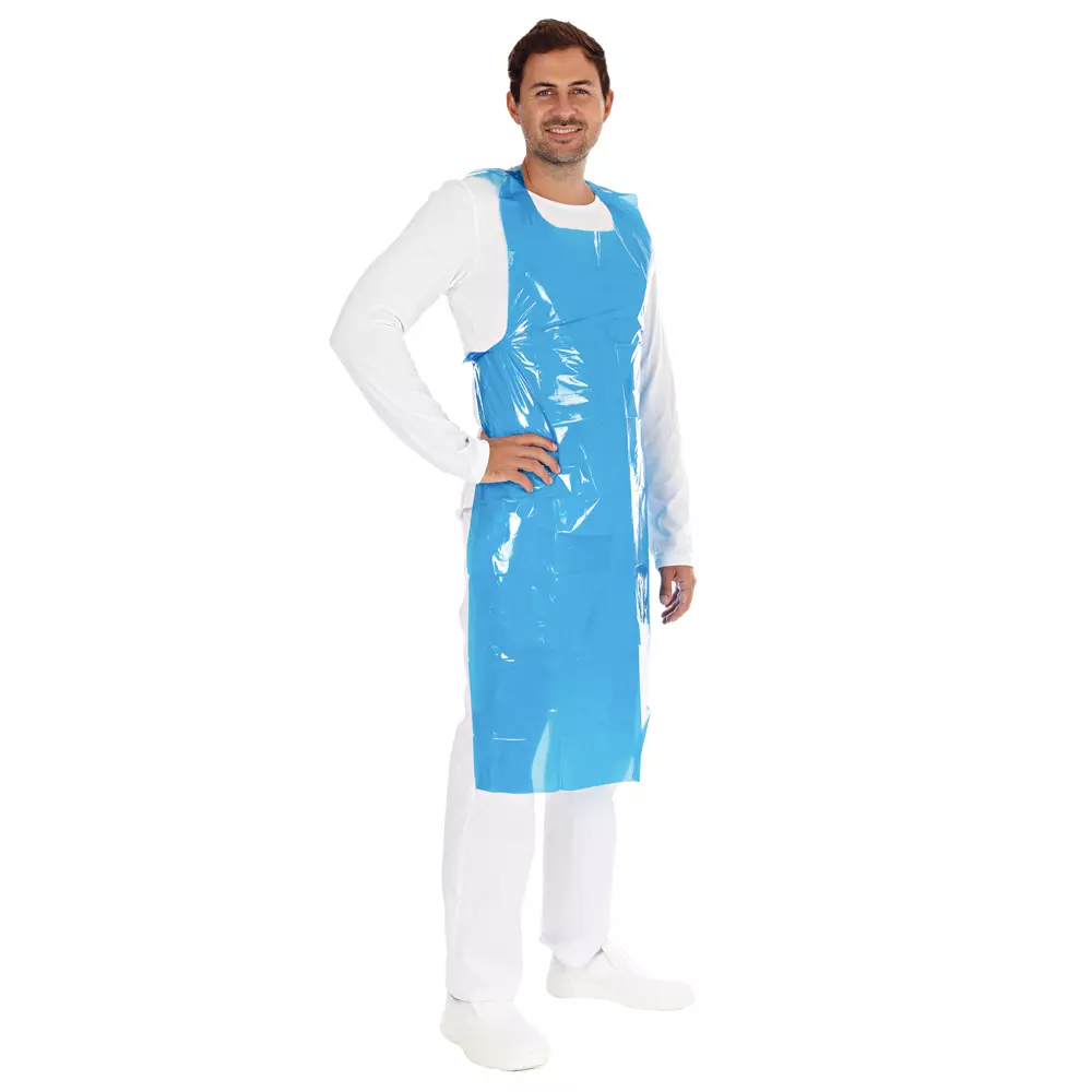 HygoStar 23176, Disposable LDPE Aprons on Roll, 35 my