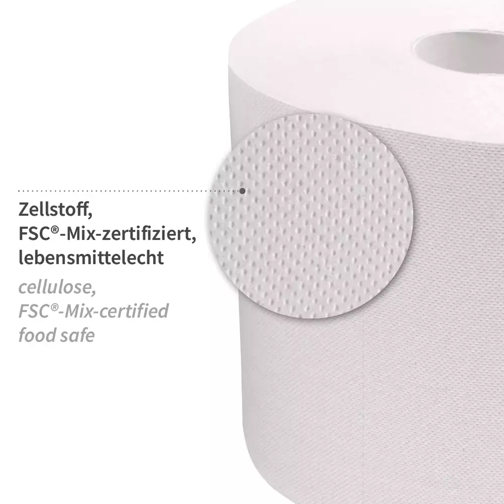 HygoClean 304418, Allfood 3-ply Cellulose Cleaning Papers, FSC®-Mix, White, image 3