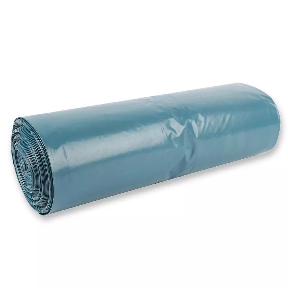 HygoClean 32441, Premium LDPE Waste Bags, 160 l, Blue, Roll