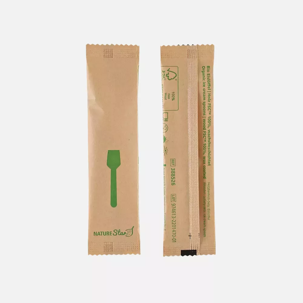 NATUREStar 388526, Organic Wood Ice Cream Spoons, 95 mm, FSC® 100%, Wax Coated, image 6