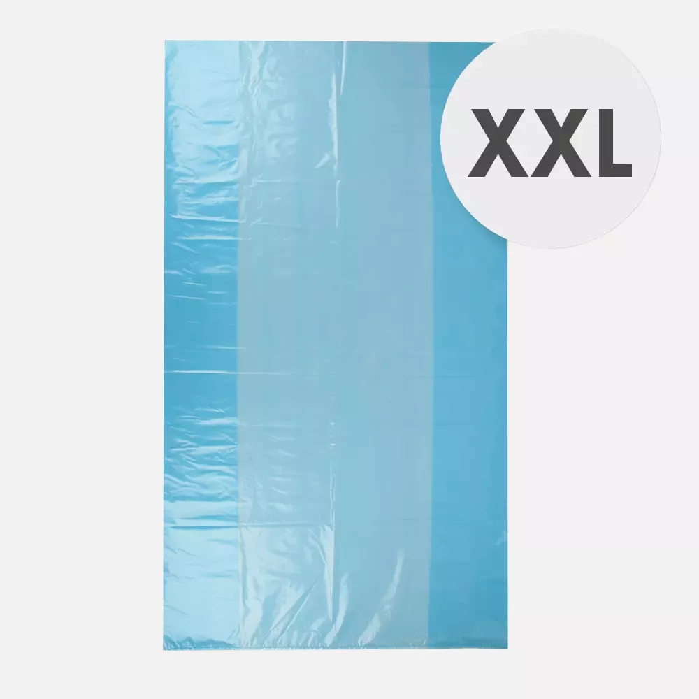HygoStar 52236, LDPE Large Volume Waste Bags, 1430 x 820 mm, Blue, image 2