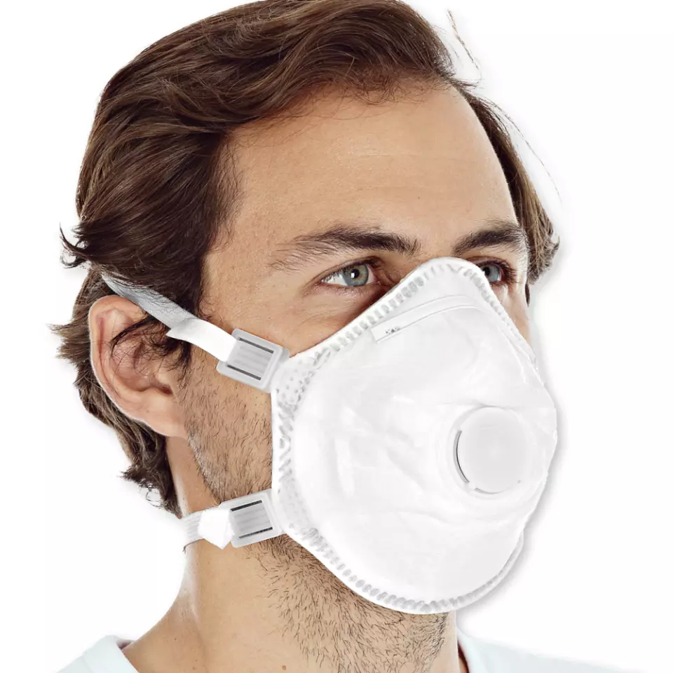 HygoStar 29355, FFP3 NR D PP Respirators, with Valve, Cup-Shaped, image 2, gallery thumbnail