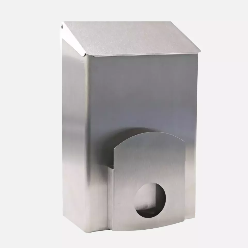 HygoClean 88962, Hygiene Plus Waste Bin, Stainless Steel, image 1, gallery thumbnail