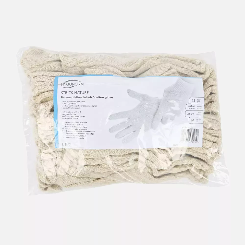 HygoNorm 27194, Cuff Light Cotton Gloves, image 2