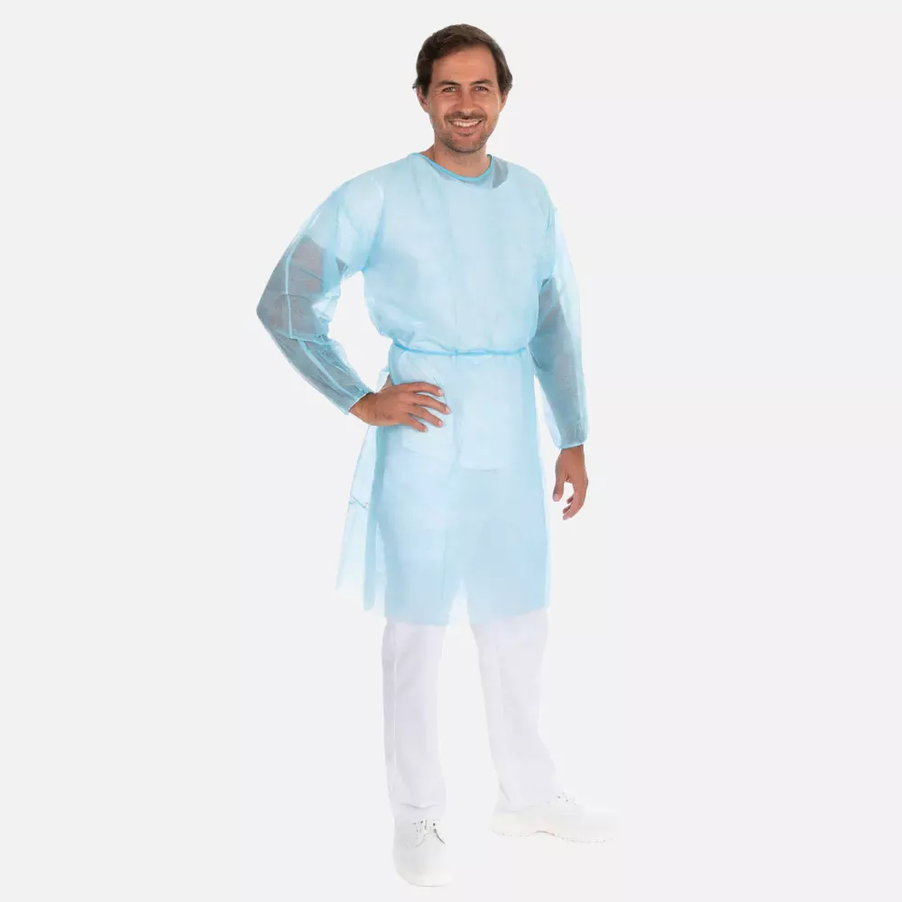 HygoNorm 277509, Eco PP Gowns with Elastic Wrist Bands, image 2