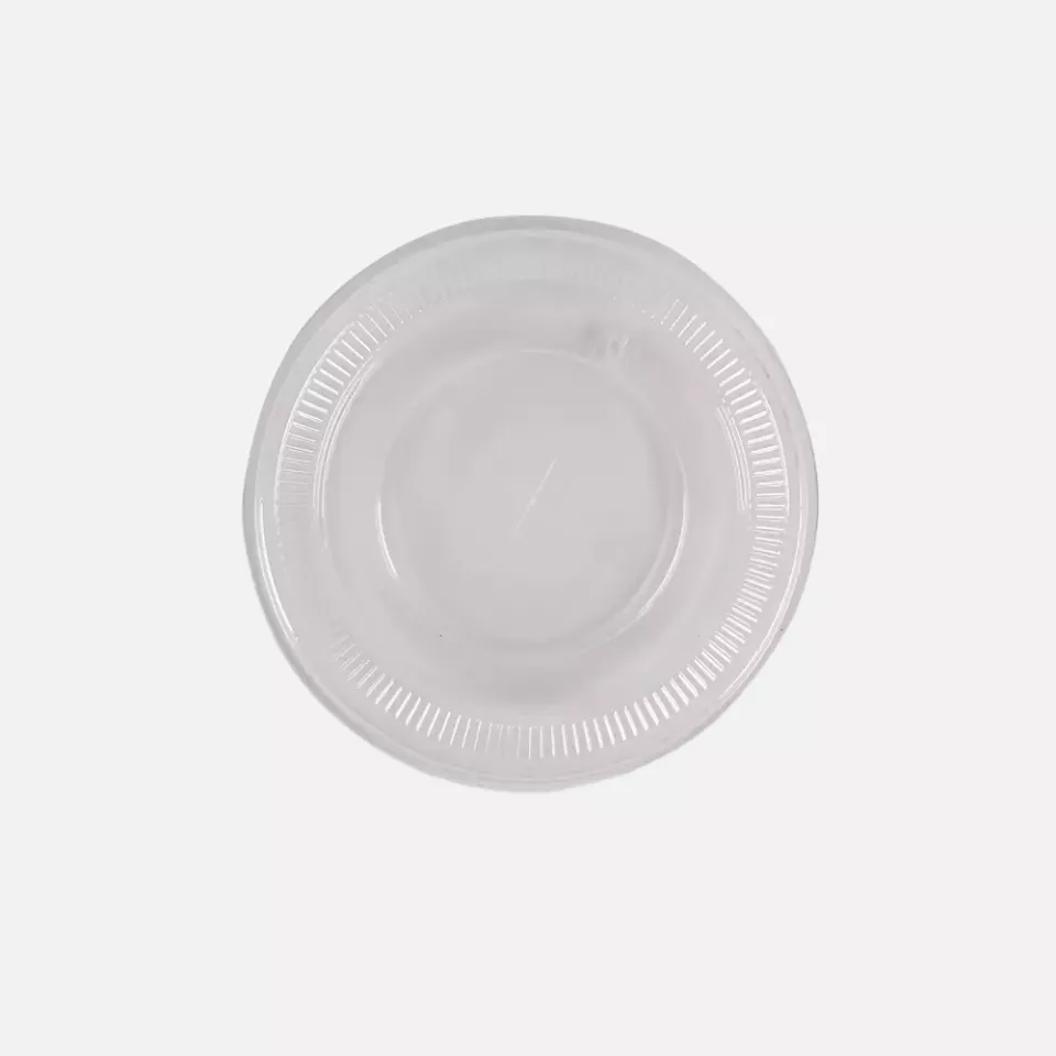 Franz Mensch 423868, PLA Flat Lids, ø 95 mm, with Straw Slot, for Cold Beverage Cups, image 1, gallery thumbnail