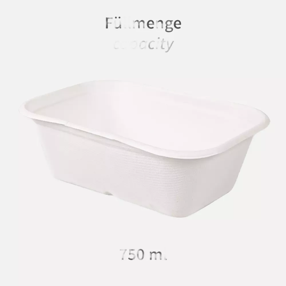 NATUREStar 41147, Casa Bagasse Organic Trays, 175 x 120 x 60 mm, 750 ml, image 2
