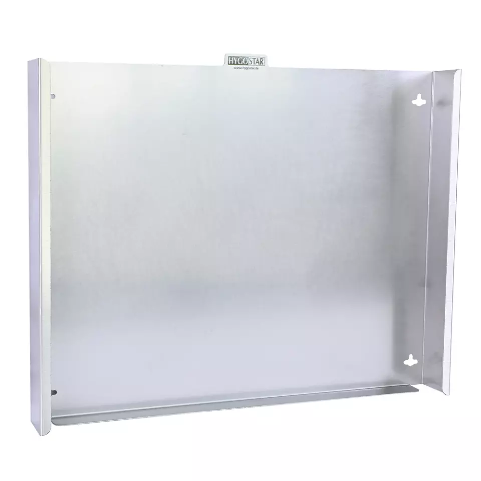 Hygostar 889374, Extra Safe Superlong Glove Dispenser, Stainless Steel, image 1, gallery thumbnail