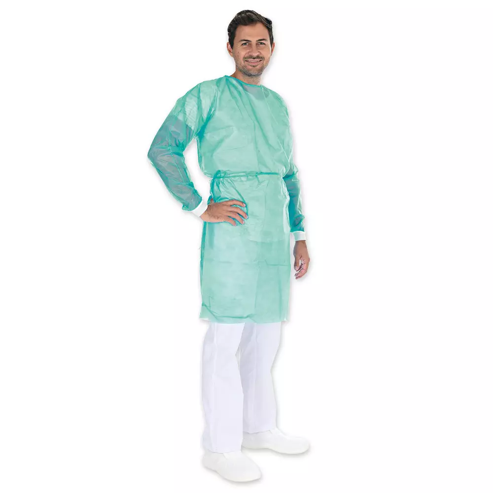 HygoNorm 277166, Eco PP Gowns with Knitted Cuffs, image 3