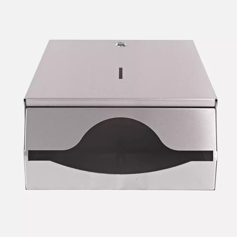 HygoStar 88965, Stainless Steel Hand Towel Dispenser, C-fold & V/ZZ-fold, image 4, gallery thumbnail