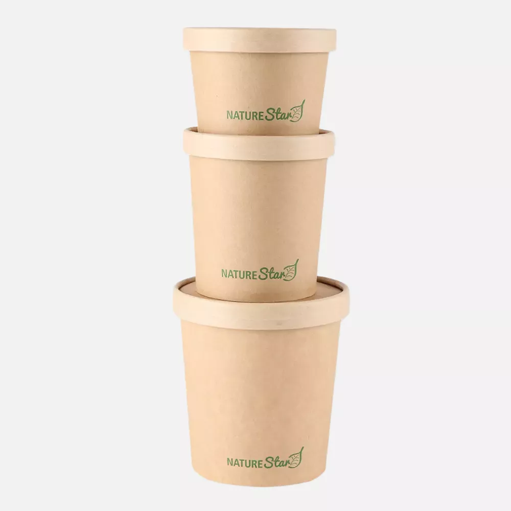 NATUREStar 417235, Minestrone Kraft Paper/PE Soup Cups, 200 ml, ø 97 mm, 60 mm, FSC®-mix, image 10