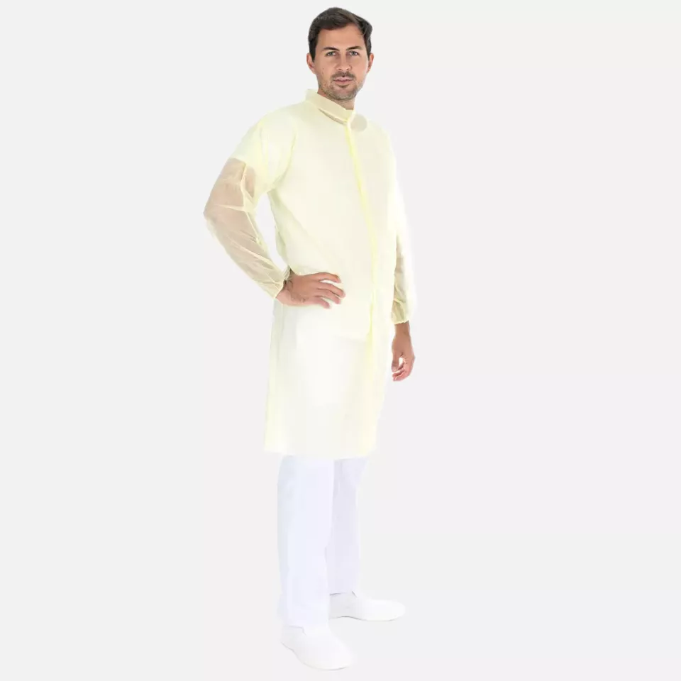 HygoNorm 274521, PP Velcro Visitor Gowns, Light, image 7, gallery thumbnail
