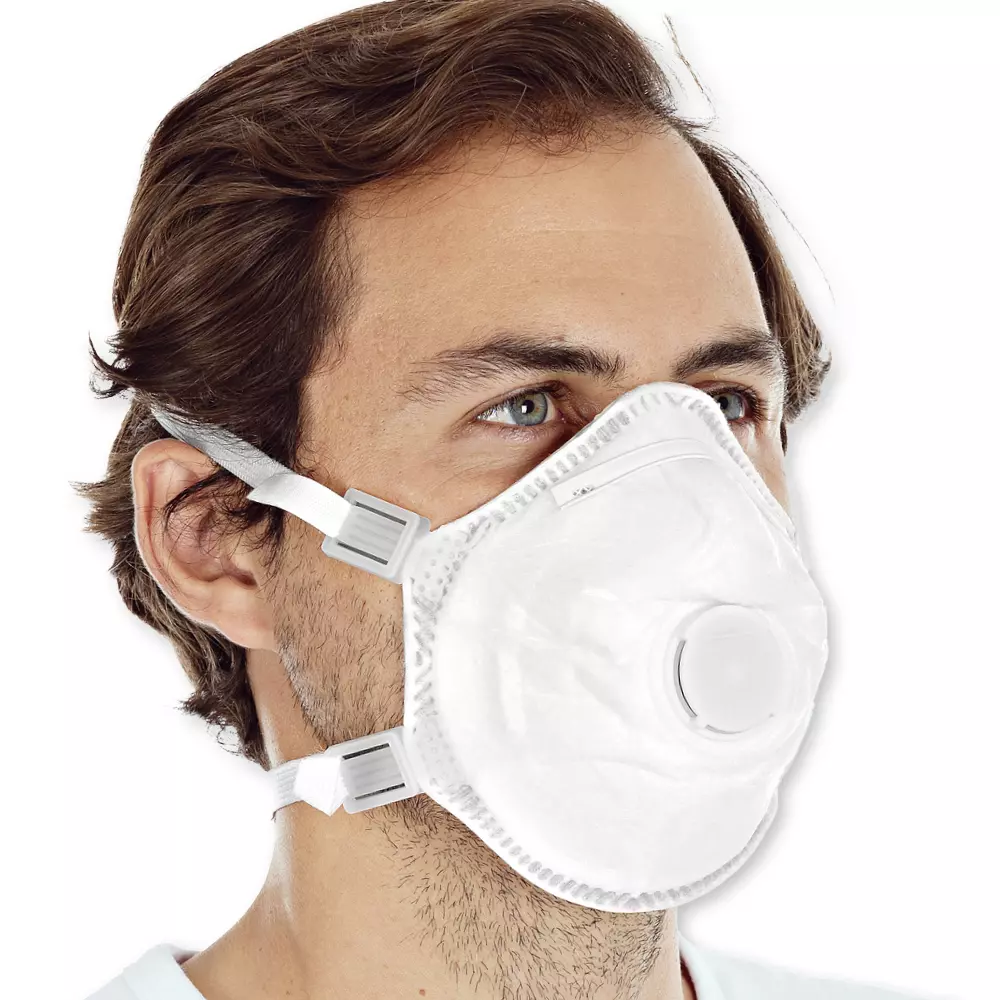 HygoStar 29355, FFP3 NR D PP Respirators, with Valve, Cup-Shaped, image 2