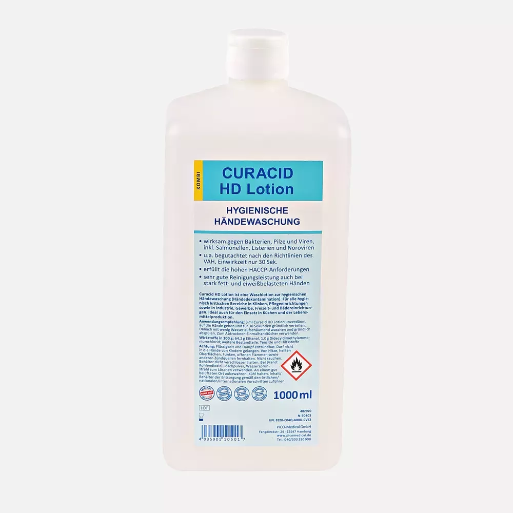 HygoClean 315764, Curacid® HD Alcoholic Hand Decontamination Lotion, 0.5 l, image 1