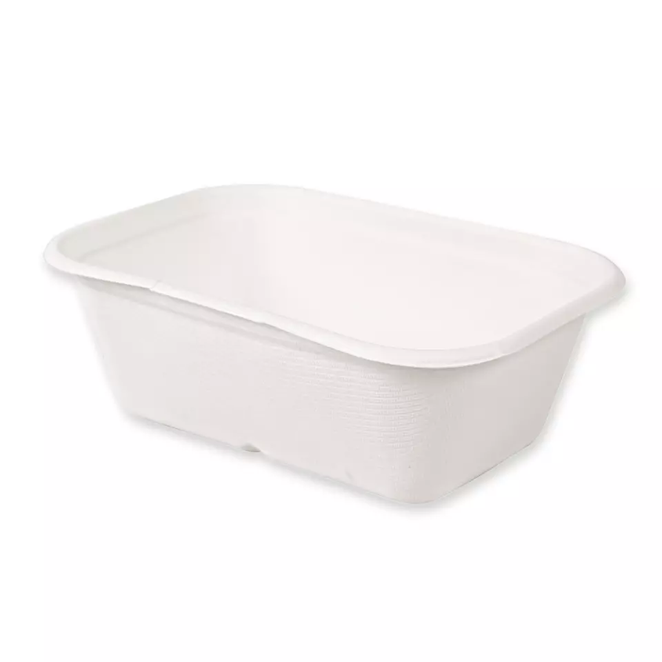NATUREStar 41147, Casa Bagasse Organic Trays, 175 x 120 x 60 mm, 750 ml