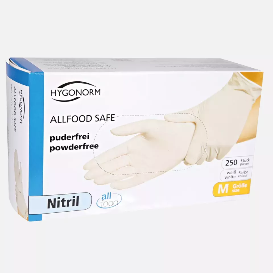 HygoNorm 26101, Nitrile Gloves, Powder-Free, Allfood Safe, image 3, gallery thumbnail