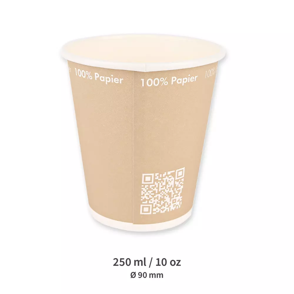 NATUREStar 403103, Bio-Karton Kaffeebecher, 250 ml / 10 oz, ø 90 mm, image 3