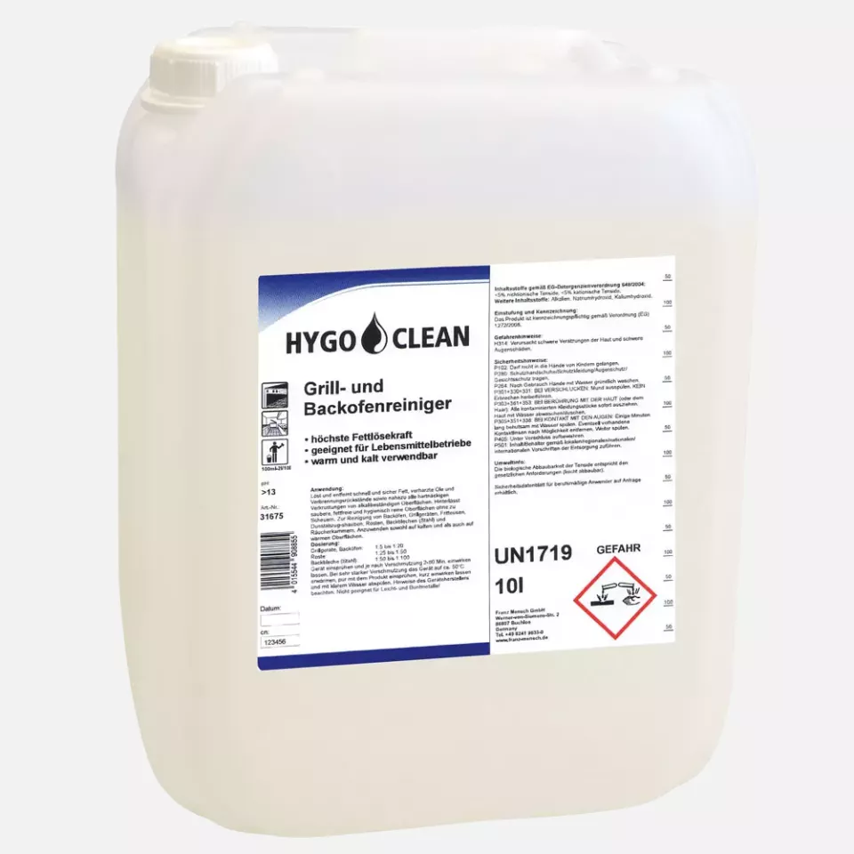 HygoClean 31675, Oven and Grill Cleaner, 10l, image 1, gallery thumbnail